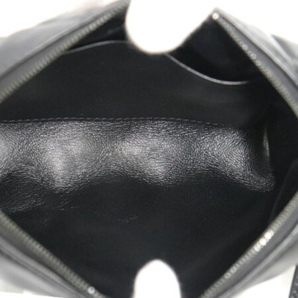 BALENCIAGA Mini Shoulder Camera Bag Crossbody Quilted Leather Black - Picture 4 of 4